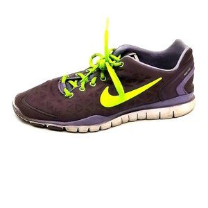 Nike Training Womens Sneakers Nike Free Fit 2 Purple Lace‎ Up Athletic Shoe 9